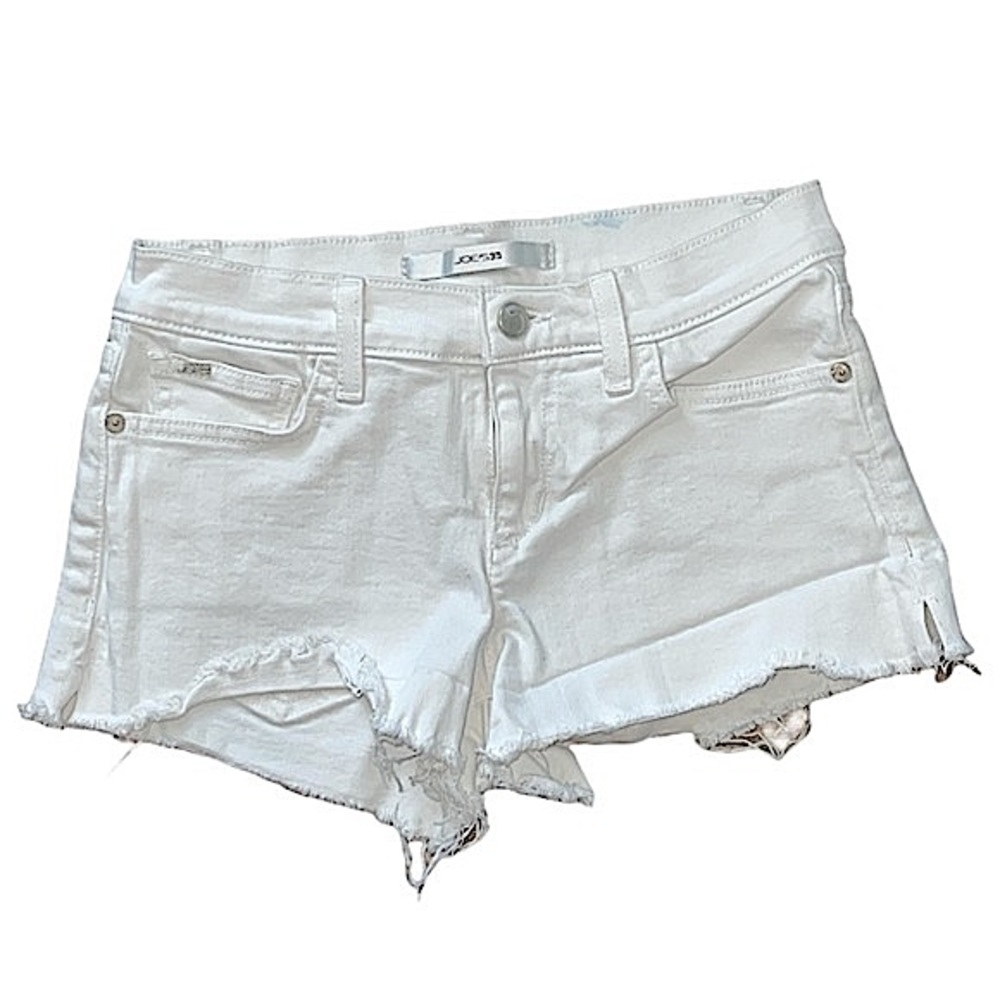 JOE’S White Cut Off Denim Shorts